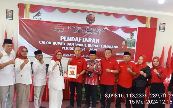 Thumbnail PDI Perjuangan Lumajang Kian Mantab Dukung Bunda Indah