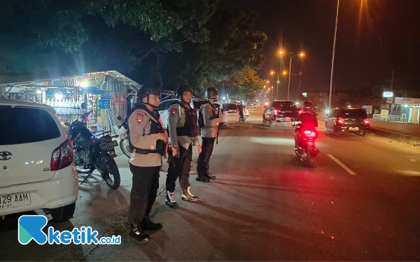 Cegah Kriminalitas, Brimob Lampung Laksanakan Patroli Malam di Hari Libur