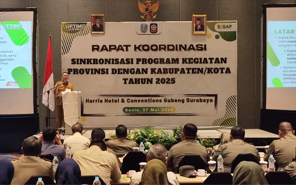 Thumbnail Satpol PP Jatim Sinergikan Penyusunan Rencana Kerja Tahun 2025 dengan Kabupaten/Kota