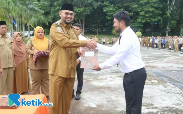 850 PPPK Halmahera Selatan Formasi 2023 Terima SK Pengangkatan