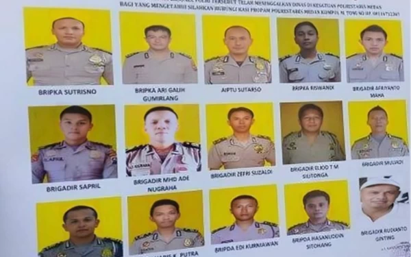 Kok Bisa? 15 Polisi Anggota Polres Medan Jadi Buronan, Diduga Terlibat Aksi Curanmor