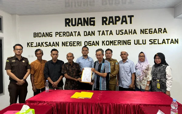 Temukan Solusi, Kajari OKUS Pimpin Langsung Pelayanan Hukum Sengketa Tanah Waris