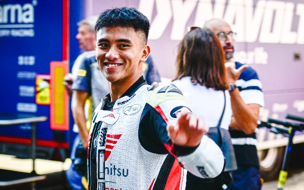 Thumbnail Mario Aji Panas di Tes Resmi Moto2 Spielberg