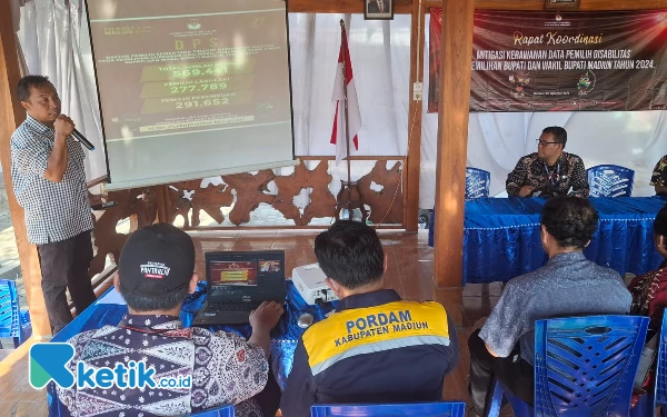 Thumbnail H-1 Pendaftaran Pilkada 2024, KPU Kabupaten Madiun Temukan Selisih Data Pemilih Disabilitas Capai Ribuan
