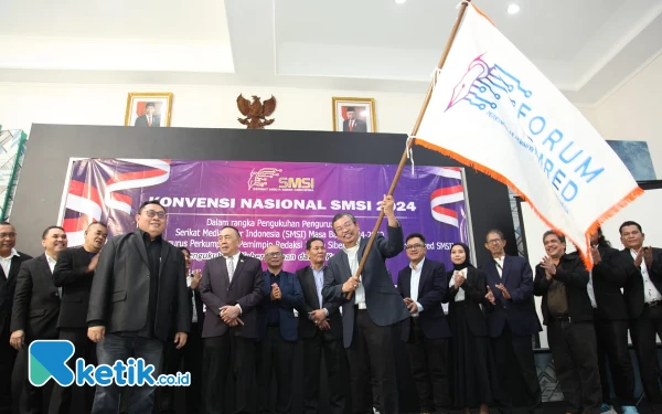 Thumbnail Pengurus Forum Pemred SMSI 2024-2029 Resmi Dilantik,  Jaga Jurnalisme Berkualitas