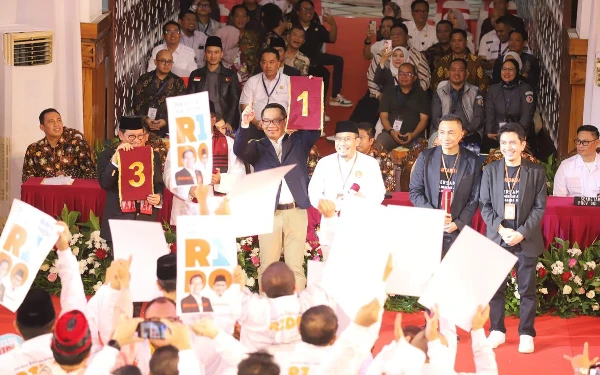 Thumbnail Survei Veracity, RK-Suswono Unggul di Pilgub Jakarta 48,58 Persen