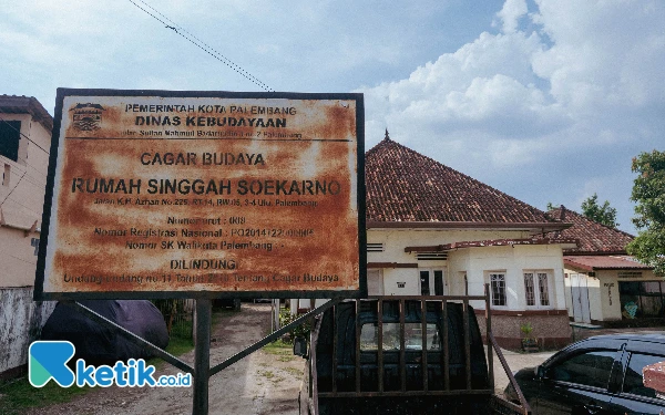 Thumbnail Pengelola Cagar Budaya Rumah Singgah Soekarno di Palembang Belum Pernah Dapat Kompensasi
