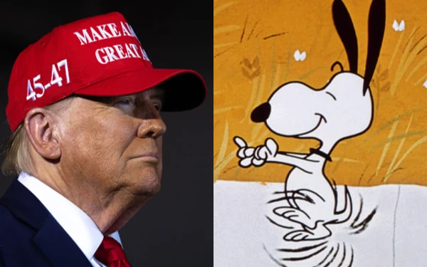 Thumbnail Kontroversi Muncul Setelah Akun Penggemar Snoopy Posting Dukungan untuk Trump