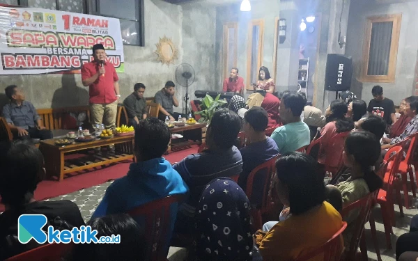 Thumbnail Dengarkan Aspirasi Warga Pakunden Kota Blitar, Pasangan Bambang-Bayu Rancang Program Unggulan