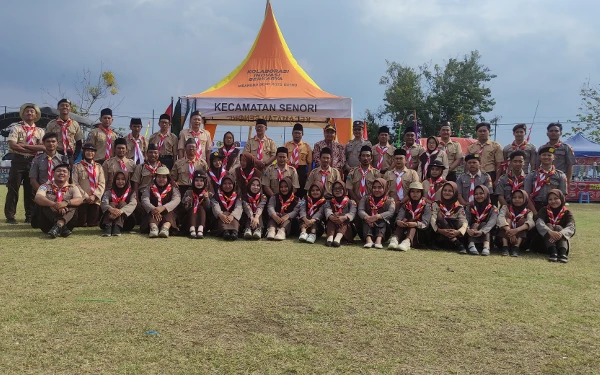 Thumbnail Semarak Kemah Santri dan Bazar UMKM Digelar Gugus Pangkalan MIHM Medalem Senori Tuban