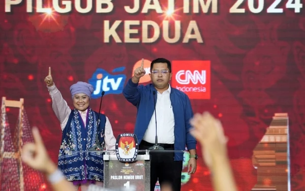 Thumbnail Cagub Nomor Urut 1 Luluk-Lukman Sebut Jatim Daerah Paling Korup Nasional, Ini Hasil Cek Faktanya!