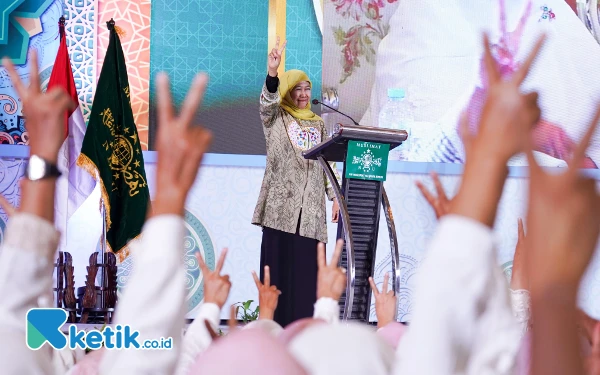Thumbnail Jaringan Emak-Emak Muslimat NU Rapatkan Barisan Dukung Khofifah-Emil