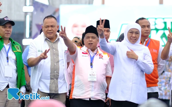 Thumbnail Ketua Fraksi Partai Demokrat DPRD Jatim Kagum dengan Euforia Kampanye Akbar Khofifah-Emil di Jember