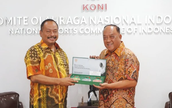 Thumbnail Audiensi ke Pusat, KONI Jatim Harap SK Cabor PON 2028 Segera Keluar