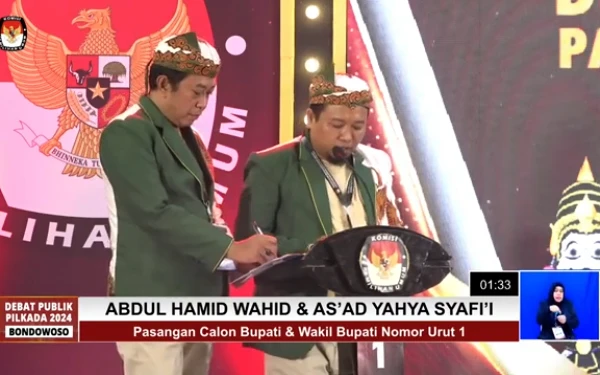Thumbnail Cawabup Bondowoso Nomor Urut 01 Ra As'ad ke Pendukung: Jangan Mau Diadu Domba