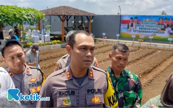 Thumbnail Dukung Ketahanan Pangan Nasional, Polres Malang Optimalkan Lahan Produktif