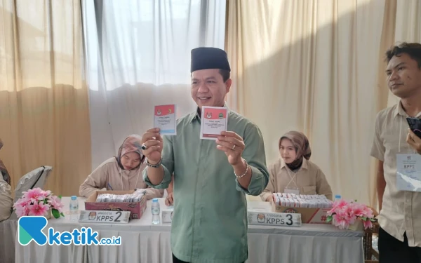 Thumbnail Cabup Bandung Dadang Supriatna Prediksikan Paslon 02 Menang Telak 64-72%