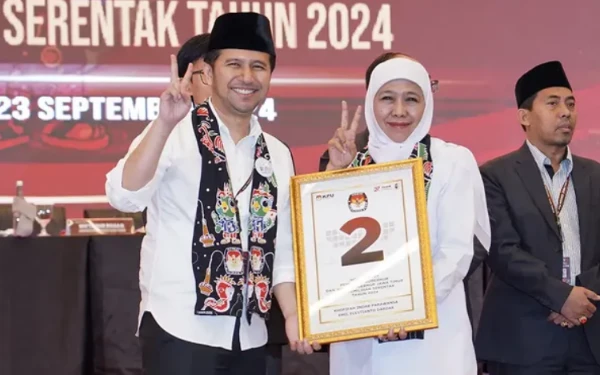 Thumbnail Khofifah-Emil Raih 60,1 Persen, ARCI: Unggul di Madura, Tapal Kuda dan Mataraman