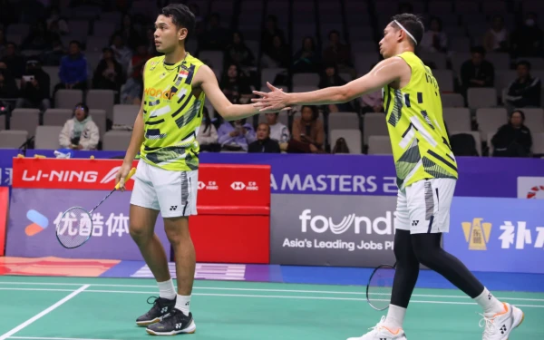 BWF World Tour Finals 2024: Ganda Putra Indonesia Fajar/Rian dan Sabar/Reza Saling Bertarung di Laga Pertama