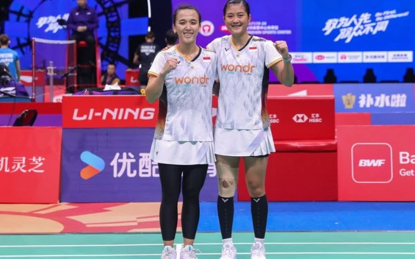 Thumbnail Ganda Putri Indonesia Febriana Dwipuji Kusuma-Amalia Cahaya Pratiwi Masuk di Grup Neraka, Ini Pesaingnya