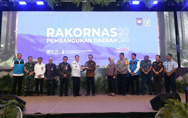Thumbnail Wakil Bupati Asahan Ikuti Pembukaan Rakornas Perencanaan Pembangunan Daerah 2024