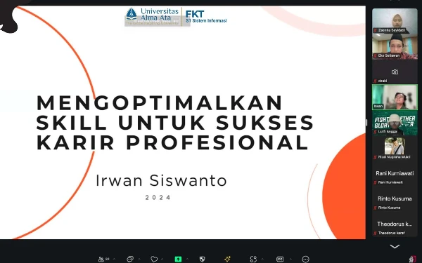 Thumbnail Prodi Sistem Informasi Universitas Alma Ata Yogyakarta Sukses Gelar Webinar Inspiratif Terkait Karir di Dunia Desain UI/UX