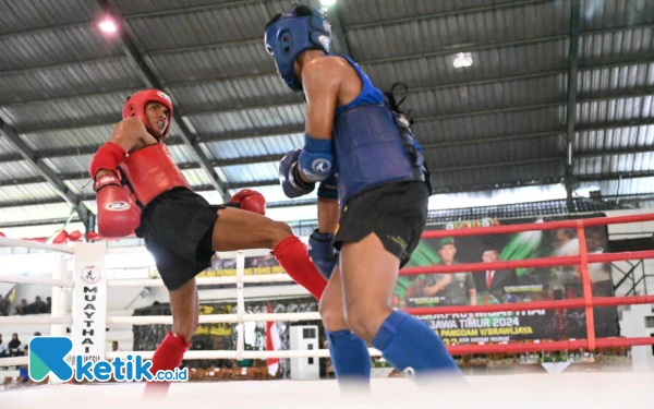 Thumbnail Ajang Pencarian Bibit Baru PON XXII, 275 Atlet Muaythai Ramaikan Kejurprov Jatim