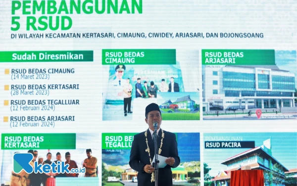 Telan Anggaran Rp28 Miliar, Bupati Bandung Targetkan RSUD Pacira Operasional Maret 2025