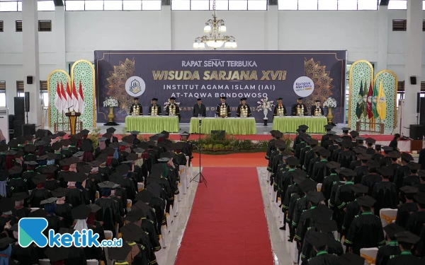 IAI At Taqwa Bondowoso Gelar Wisuda Ke-17, Luluskan 232 Mahasiswa