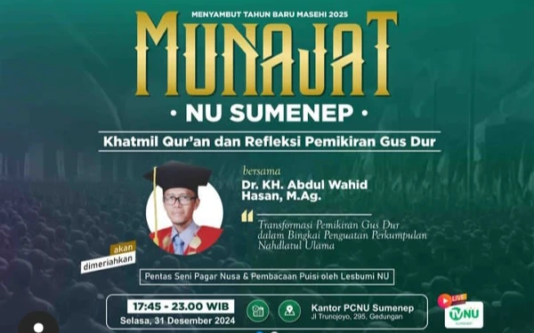Sambut Tahun Baru 2025, NU Sumenep Gelar Munajat Bersama