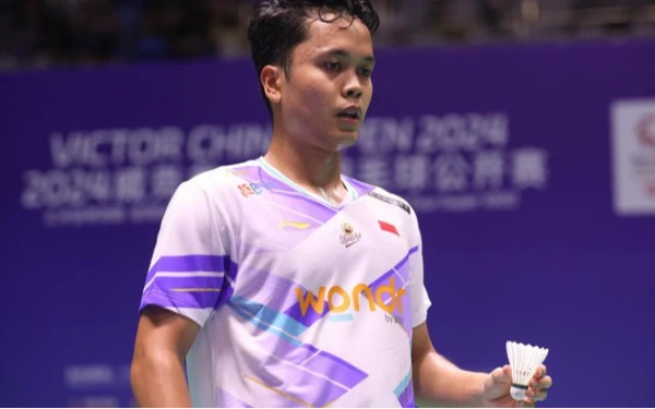 Malaysia Open 2025: Menang Straight Game, Ginting Pulangkan Lee Chia Hao