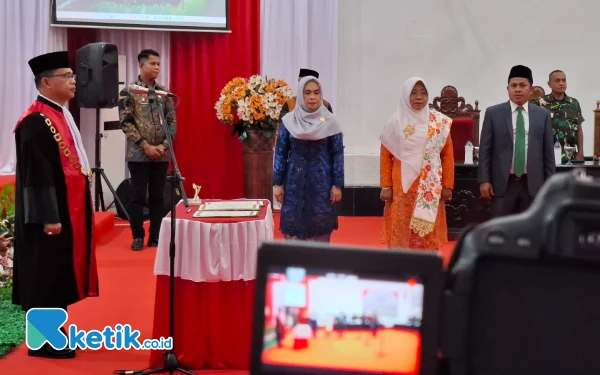 Thumbnail Tiga Unsur Pimpinan DPRD Halmahera Selatan Defenitif Didominasi Legislator Perempuan