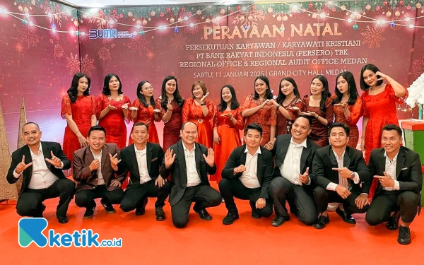 BRI BO Kotapinang Apresiasi Perayaan Natal PKK BRI RO dan RAO di Medan