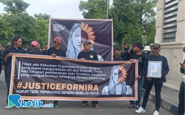 Gabungan Solidaritas Peduli Nira Gelar Aksi Damai di Kantor DPRD Kabupaten Ngawi