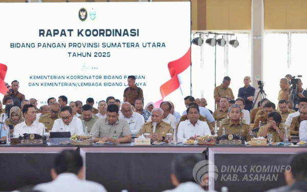 Bupati Asahan Ikuti Rakor Bidang Pangan Provinsi Sumatera Utara