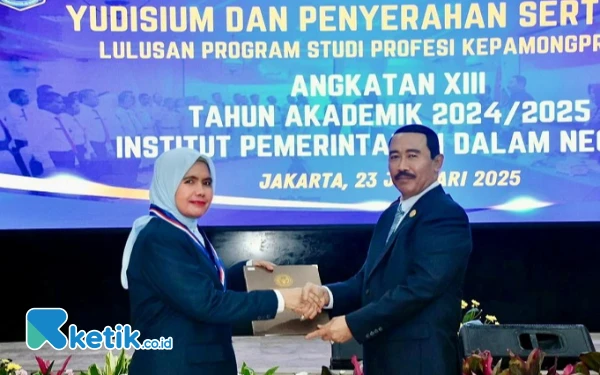 Thumbnail Rektor IPDN Ingatkan Lulusan Studi Profesi Kepamongprajaan Mampu Implementasikan Asta Cita Presiden Prabowo