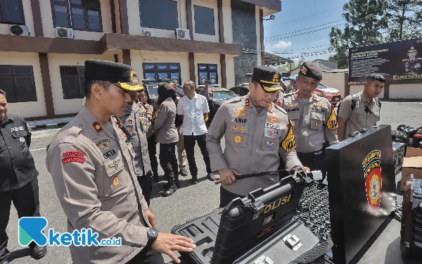 Thumbnail Kapolres Blitar Cek Kesiapan Sarpras Sat Samapta, Optimalisasi Harkamtibmas