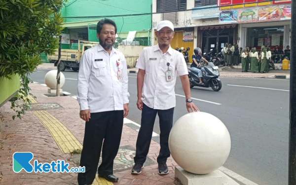 Pedestrian Jalan Bromo Semeru Kota Batu Diperindah dengan Bollard Teraso