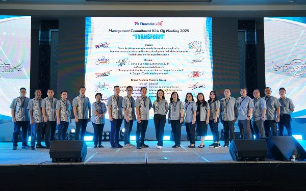Thamrin Group Sukses Gelar Kick Off 2025, Hadirkan Deddy Corbuzier sebagai Bintang Tamu