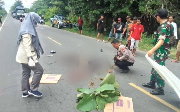 Kecelakaan Maut Terjadi Lagi di Gresik, Seorang Pemotor Meninggal Tertabrak Mobil