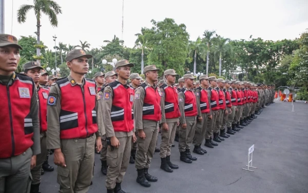 Jelang Ramadhan, Satpol PP Surabaya Perketat Pengawasan di Masjid dan Makam