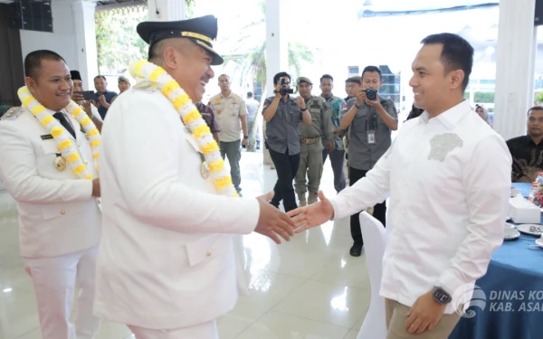 Alunan Marhaban Sambut Kedatangan Bupati dan Wakil Bupati Asahan Sepulang Retret