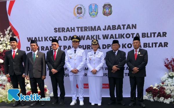 DPRD Kota Blitar Gelar Paripurna Sertijab Wali Kota dan Wakil Wali Kota Periode 2025-2030