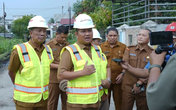 Jalankan Perintah Bupati, Wabup Asahan Tinjau Pemeliharaan Ruas Jalan Senilai Rp5 Miliar