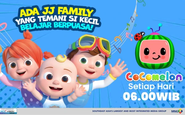 Family Time! Ayo Ajak Si Kecil Belajar Puasa Lewat Lagu-Lagu Easy Listening di Cocomelon GTV