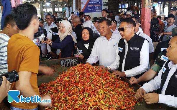 Wali Kota Malang Pantau Harga Cabai, Tembus Rp85.000 per Kg di Pasar Induk Gadang
