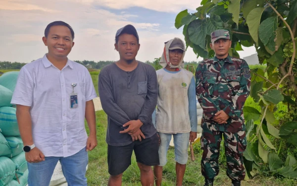 Lebaran Idulfitri, Bulog Mojokerto Sukses Serap Gabah Petani 16.000 Ton