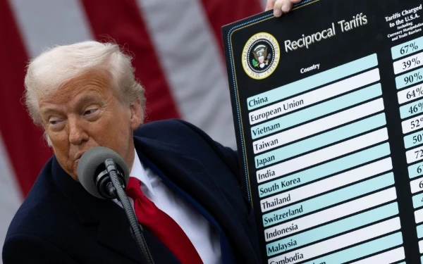 Thumbnail Trump Melunak, Minta China Stop Perang Tarif Impor