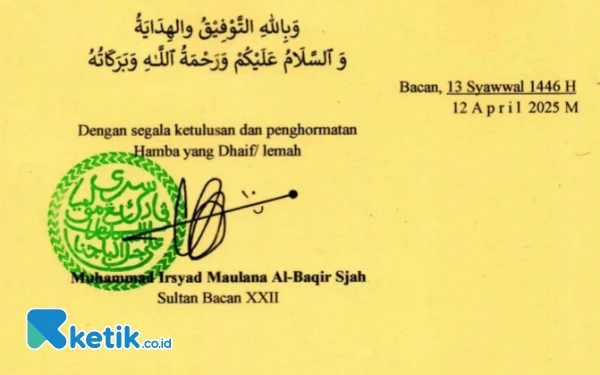 Thumbnail Berita - Ucapan dan Doa Sultan Bacan untuk Hari Jadi Kota Tidore Ke-917