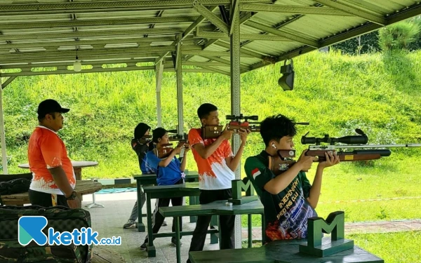 Thumbnail Berita - ‎Jelang Porprov Jatim 2025, Atlet Menembak Kota Batu Genjot Latihan Fisik